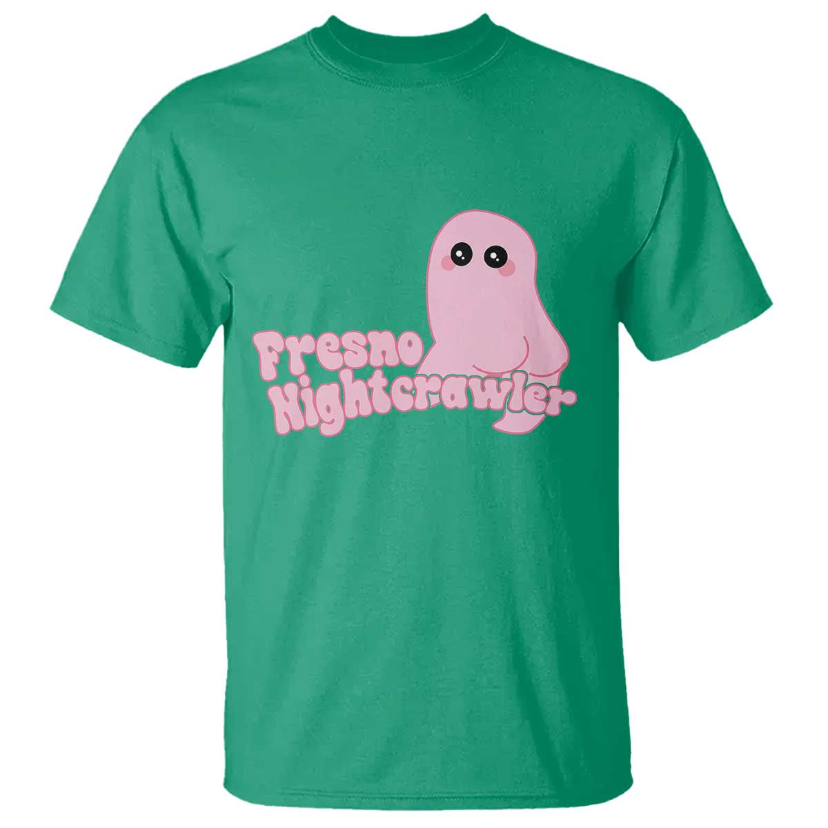Pink Fresno Nightcrawler T Shirt Cryptidcore Aesthetic Gift For Girl - Wonder Print Shop