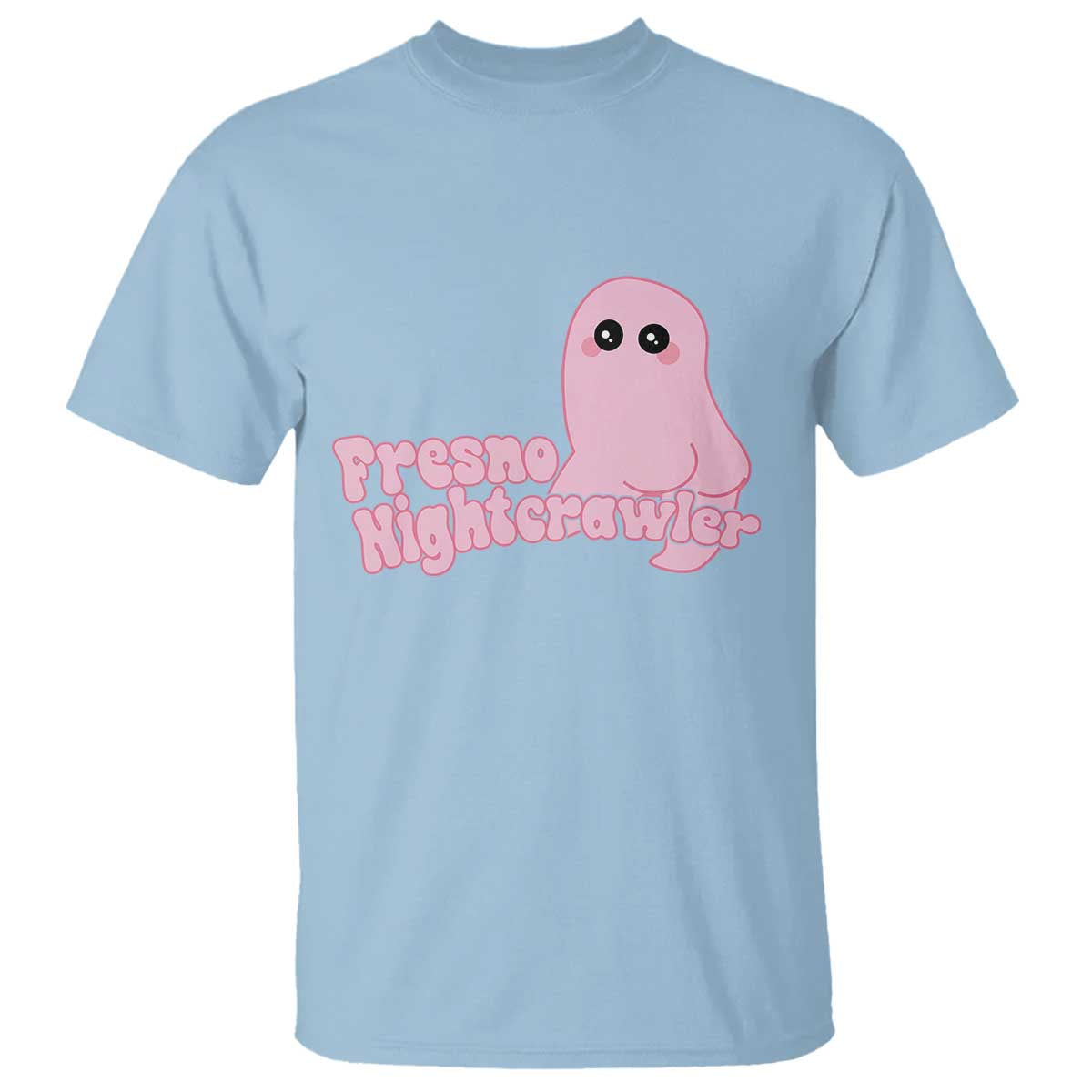Pink Fresno Nightcrawler T Shirt Cryptidcore Aesthetic Gift For Girl - Wonder Print Shop