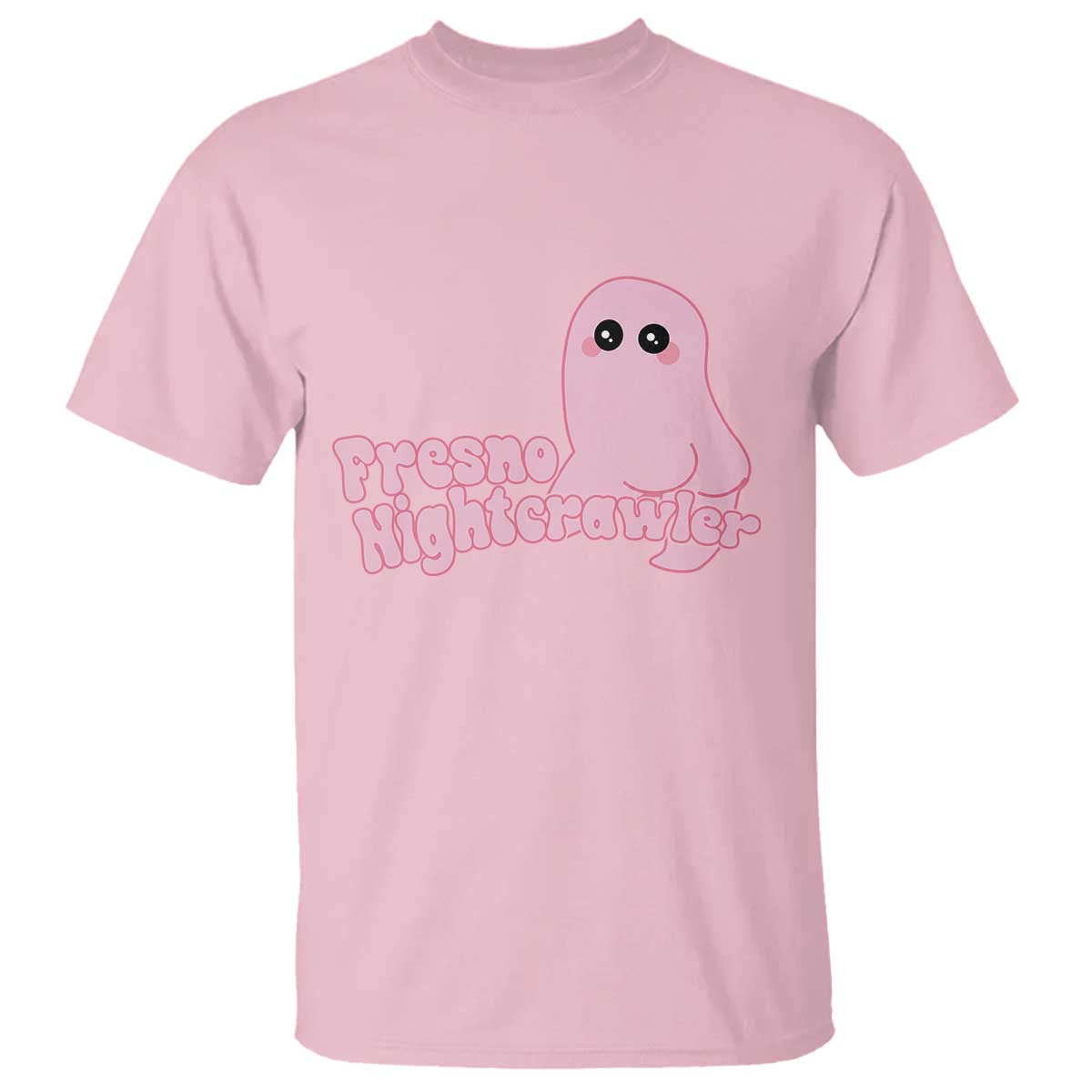 Pink Fresno Nightcrawler T Shirt Cryptidcore Aesthetic Gift For Girl - Wonder Print Shop