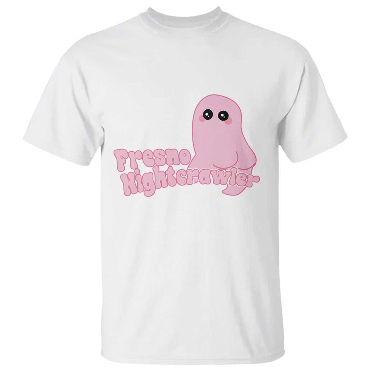 Pink Fresno Nightcrawler T Shirt Cryptidcore Aesthetic Gift For Girl - Wonder Print Shop
