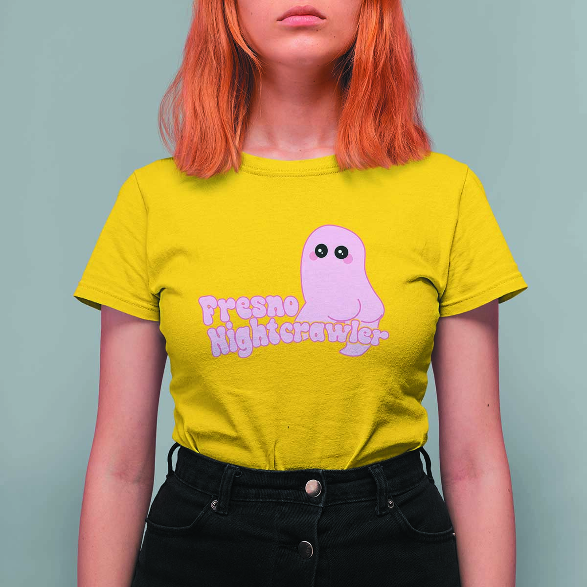 Pink Fresno Nightcrawler T Shirt For Women Cryptidcore Aesthetic Gift For Girl - Wonder Print Shop