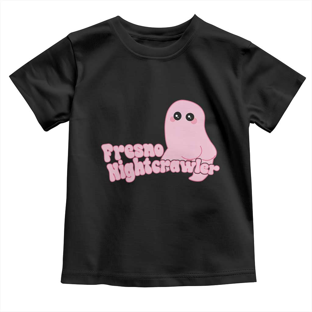 Pink Fresno Nightcrawler Toddler T Shirt Cryptidcore Aesthetic Gift For Girl - Wonder Print Shop
