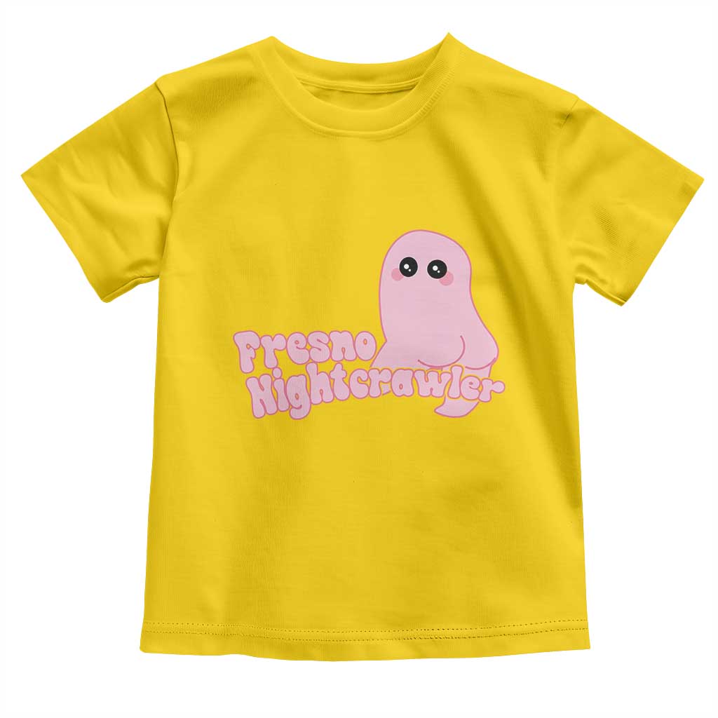 Pink Fresno Nightcrawler Toddler T Shirt Cryptidcore Aesthetic Gift For Girl - Wonder Print Shop