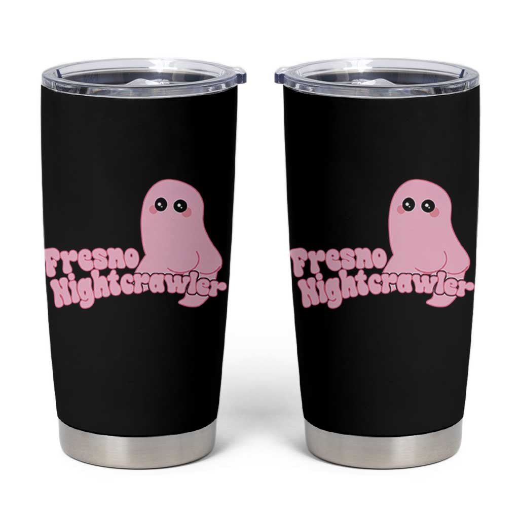Pink Fresno Nightcrawler Tumbler Cup Cryptidcore Aesthetic Gift For Girl - Wonder Print Shop