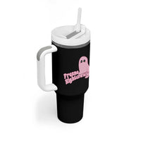 Pink Fresno Nightcrawler Tumbler With Handle Cryptidcore Aesthetic Gift For Girl - Wonder Print Shop