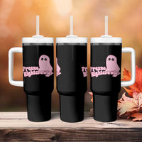 Pink Fresno Nightcrawler Tumbler With Handle Cryptidcore Aesthetic Gift For Girl - Wonder Print Shop