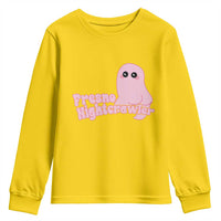 Pink Fresno Nightcrawler Youth Sweatshirt Cryptidcore Aesthetic Gift For Girl - Wonder Print Shop