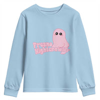 Pink Fresno Nightcrawler Youth Sweatshirt Cryptidcore Aesthetic Gift For Girl - Wonder Print Shop