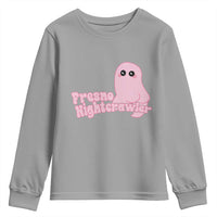 Pink Fresno Nightcrawler Youth Sweatshirt Cryptidcore Aesthetic Gift For Girl - Wonder Print Shop