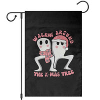 Walkin Around The Xmas Tree Garden Flag Fresno Nightcrawler Cryptid Christmas Gift - Wonder Print Shop
