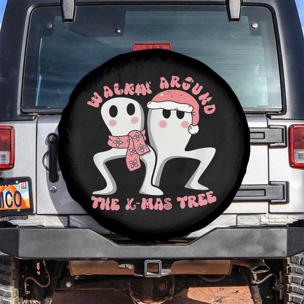 Walkin Around The Xmas Tree Spare Tire Cover Fresno Nightcrawler Cryptid Christmas Gift - Wonder Print Shop
