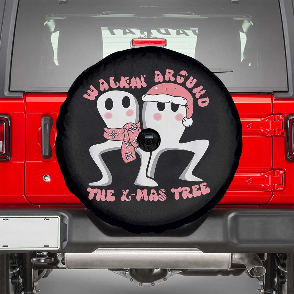 Walkin Around The Xmas Tree Spare Tire Cover Fresno Nightcrawler Cryptid Christmas Gift - Wonder Print Shop
