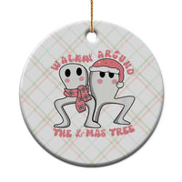 Walkin Around The Xmas Tree Ceramic Ornament Fresno Nightcrawler Cryptid Christmas Gift - Wonder Print Shop