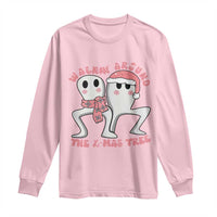 Walkin Around The Xmas Tree Long Sleeve Shirt Fresno Nightcrawler Cryptid Christmas Gift - Wonder Print Shop