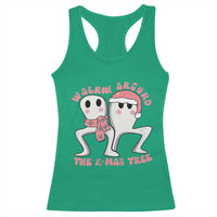 Walkin Around The Xmas Tree Racerback Tank Top Fresno Nightcrawler Cryptid Christmas Gift - Wonder Print Shop