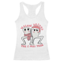Walkin Around The Xmas Tree Racerback Tank Top Fresno Nightcrawler Cryptid Christmas Gift - Wonder Print Shop