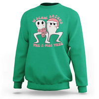 Walkin Around The Xmas Tree Sweatshirt Fresno Nightcrawler Cryptid Christmas Gift - Wonder Print Shop