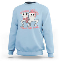 Walkin Around The Xmas Tree Sweatshirt Fresno Nightcrawler Cryptid Christmas Gift - Wonder Print Shop