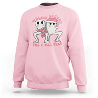 Walkin Around The Xmas Tree Sweatshirt Fresno Nightcrawler Cryptid Christmas Gift - Wonder Print Shop