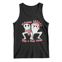 Walkin Around The Xmas Tree Tank Top Fresno Nightcrawler Cryptid Christmas Gift - Wonder Print Shop