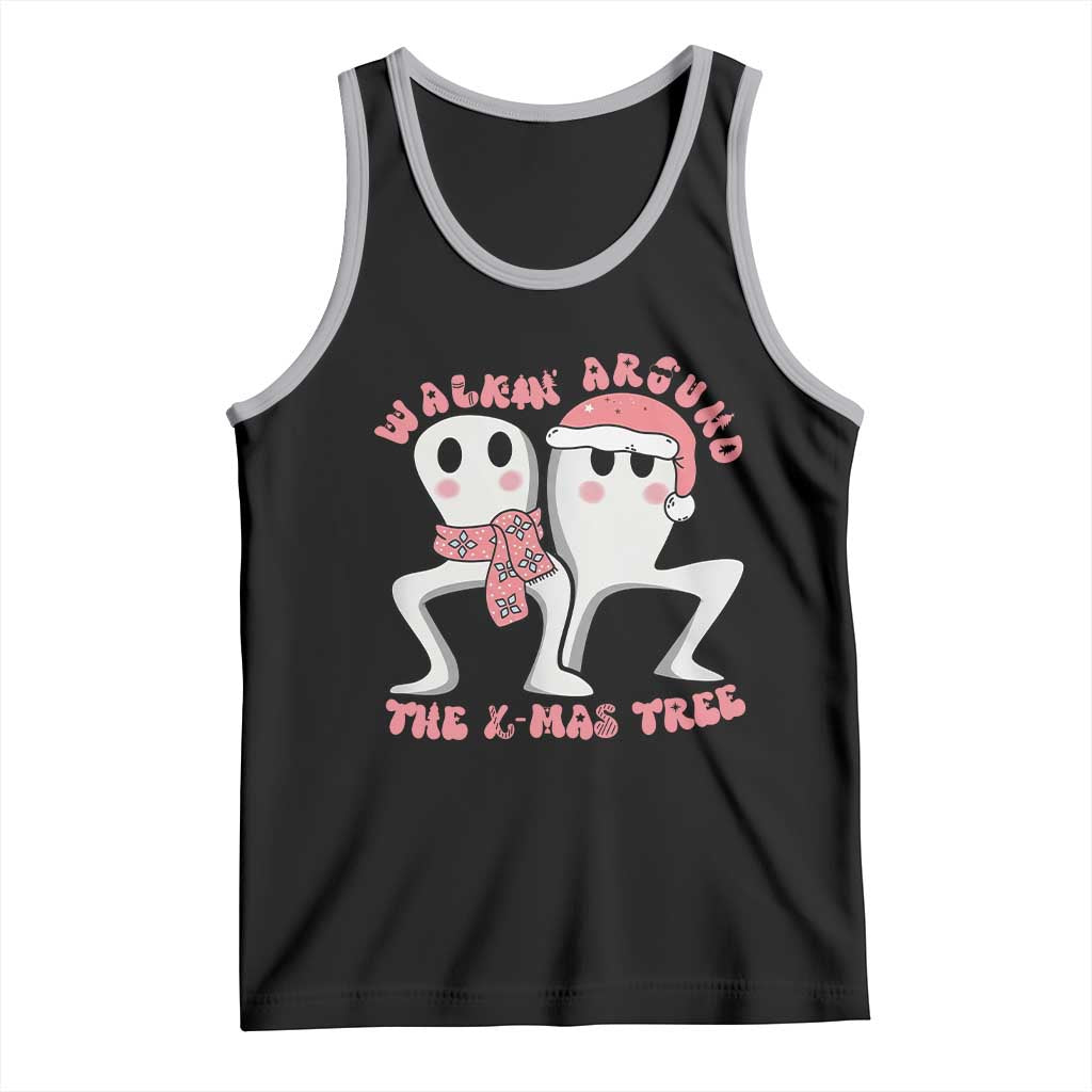 Walkin Around The Xmas Tree Tank Top Fresno Nightcrawler Cryptid Christmas Gift - Wonder Print Shop