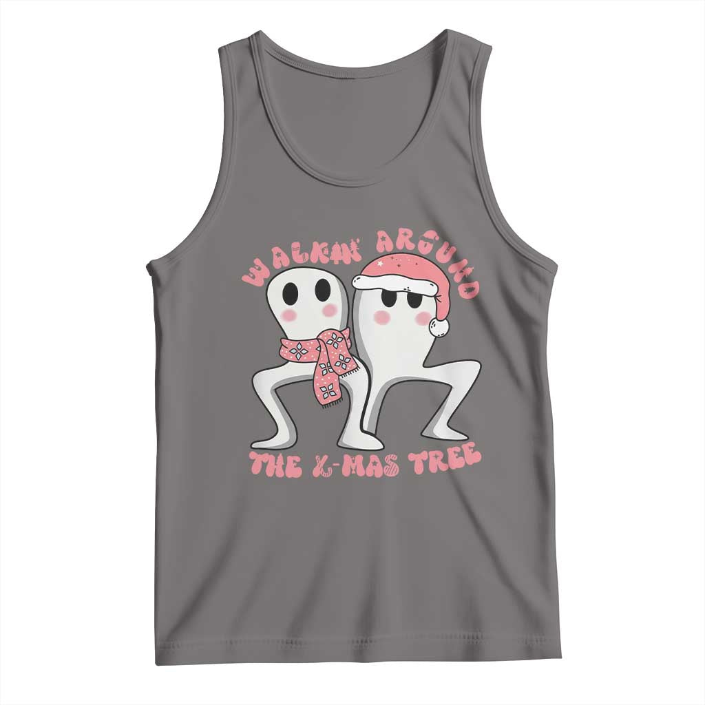 Walkin Around The Xmas Tree Tank Top Fresno Nightcrawler Cryptid Christmas Gift - Wonder Print Shop