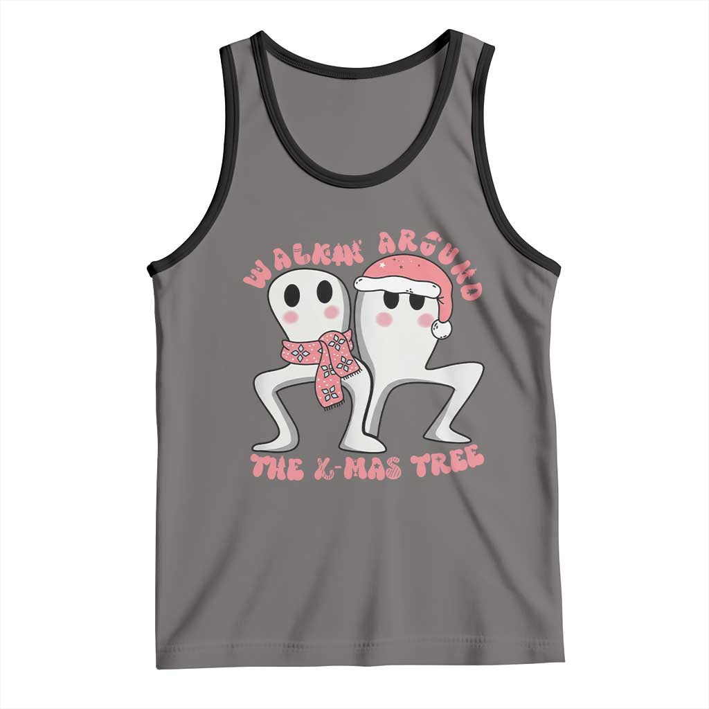 Walkin Around The Xmas Tree Tank Top Fresno Nightcrawler Cryptid Christmas Gift - Wonder Print Shop