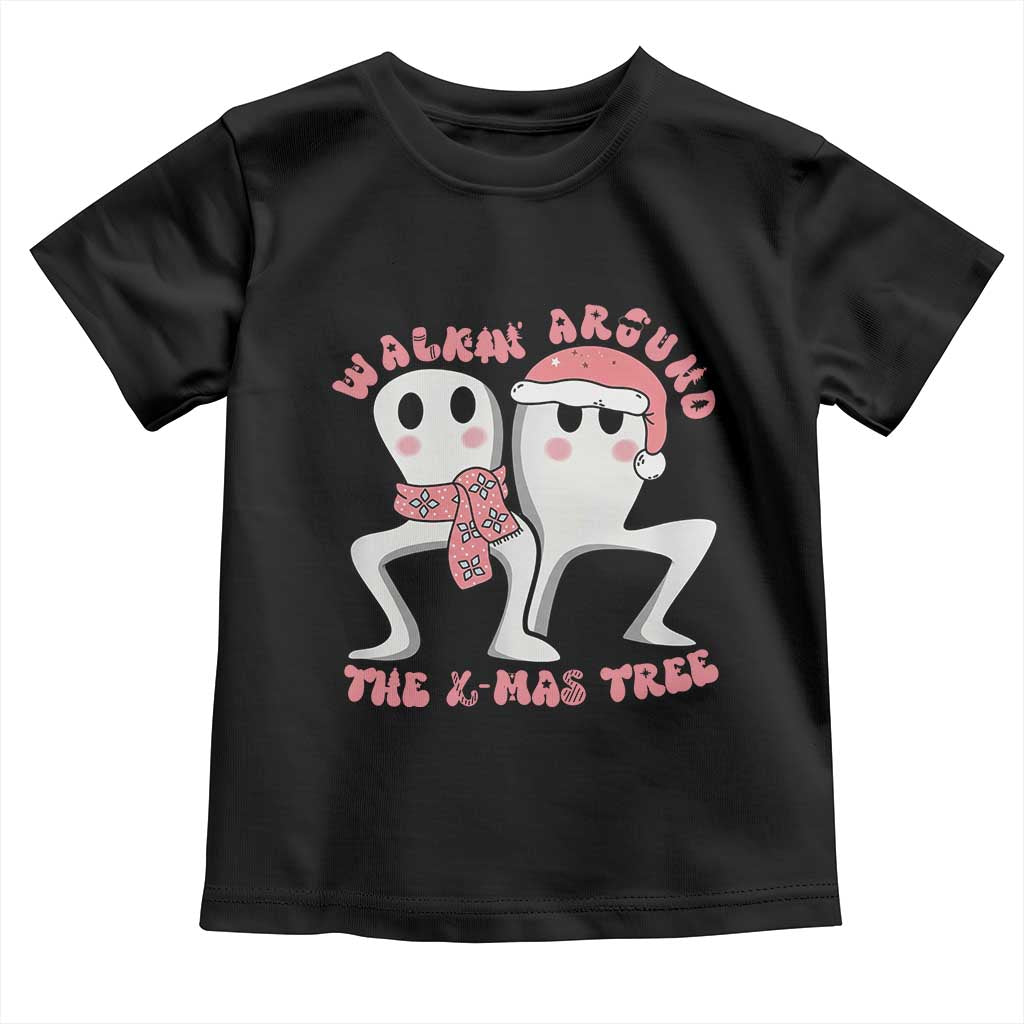 Walkin Around The Xmas Tree Toddler T Shirt Fresno Nightcrawler Cryptid Christmas Gift - Wonder Print Shop