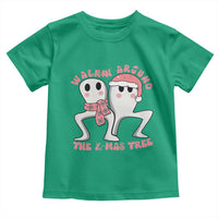 Walkin Around The Xmas Tree Toddler T Shirt Fresno Nightcrawler Cryptid Christmas Gift - Wonder Print Shop