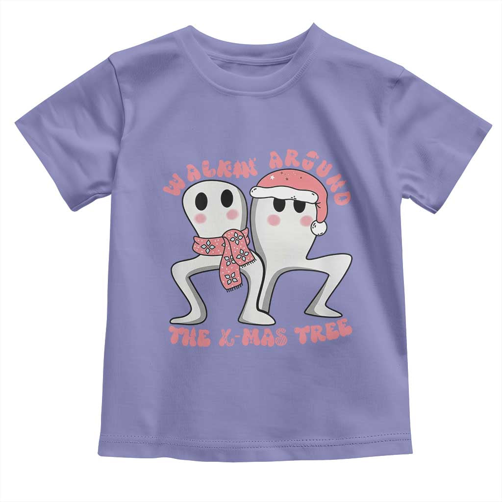 Walkin Around The Xmas Tree Toddler T Shirt Fresno Nightcrawler Cryptid Christmas Gift - Wonder Print Shop