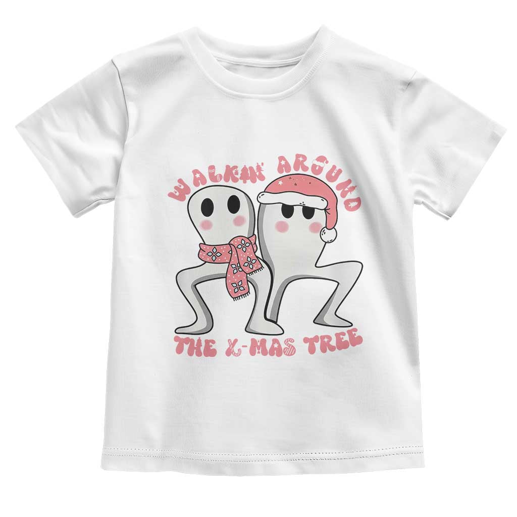 Walkin Around The Xmas Tree Toddler T Shirt Fresno Nightcrawler Cryptid Christmas Gift - Wonder Print Shop
