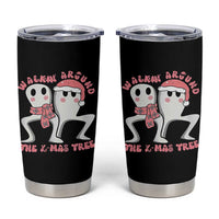 Walkin Around The Xmas Tree Tumbler Cup Fresno Nightcrawler Cryptid Christmas Gift - Wonder Print Shop