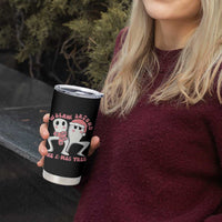 Walkin Around The Xmas Tree Tumbler Cup Fresno Nightcrawler Cryptid Christmas Gift - Wonder Print Shop