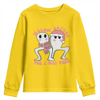 Walkin Around The Xmas Tree Youth Sweatshirt Fresno Nightcrawler Cryptid Christmas Gift - Wonder Print Shop