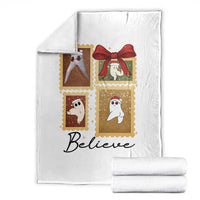 Fresno Nightcrawler Cryptid Christmas Believe Gift Throw Blanket - Wonder Print Shop