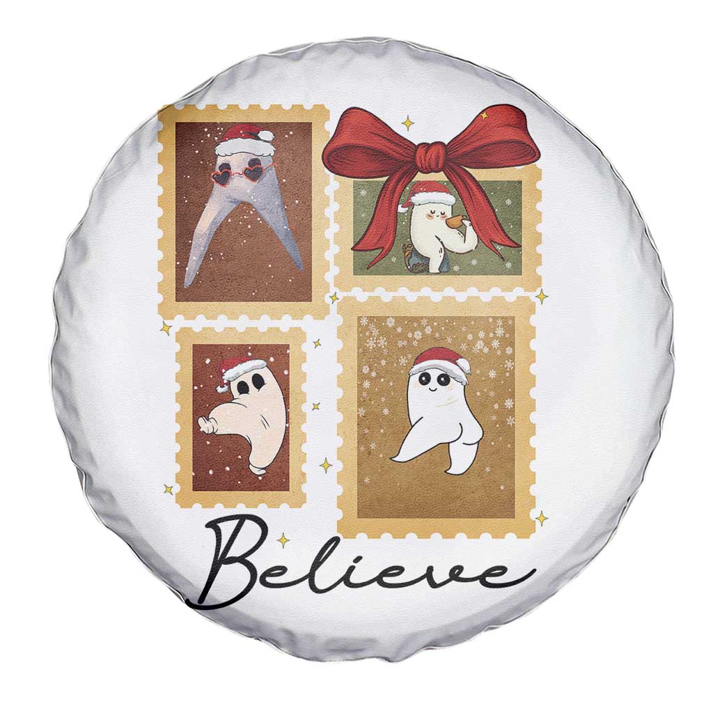 Fresno Nightcrawler Cryptid Christmas Believe Gift Spare Tire Cover - Wonder Print Shop