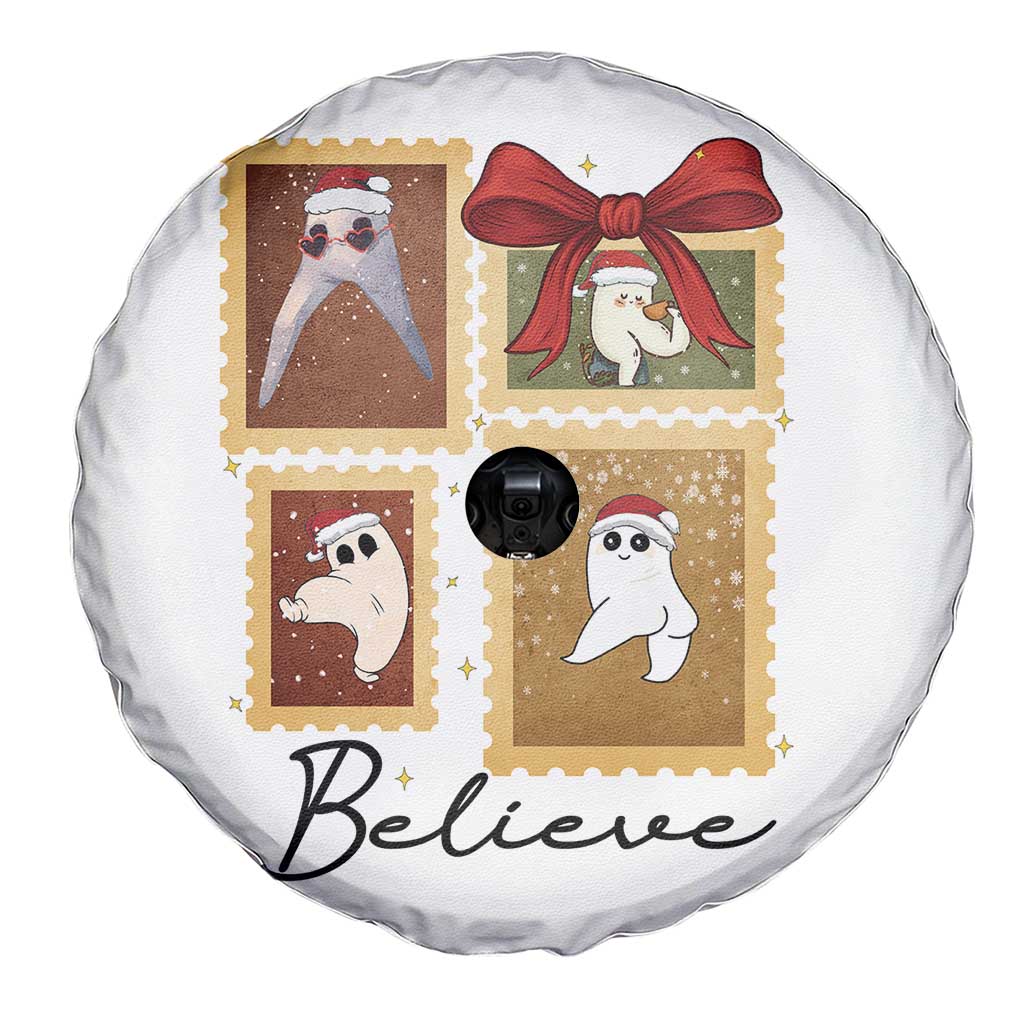 Fresno Nightcrawler Cryptid Christmas Believe Gift Spare Tire Cover - Wonder Print Shop