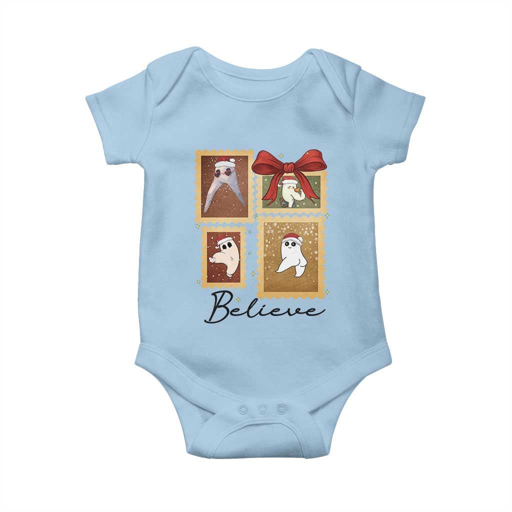 Fresno Nightcrawler Cryptid Christmas Believe Gift Baby Onesie - Wonder Print Shop