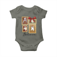 Fresno Nightcrawler Cryptid Christmas Believe Gift Baby Onesie - Wonder Print Shop