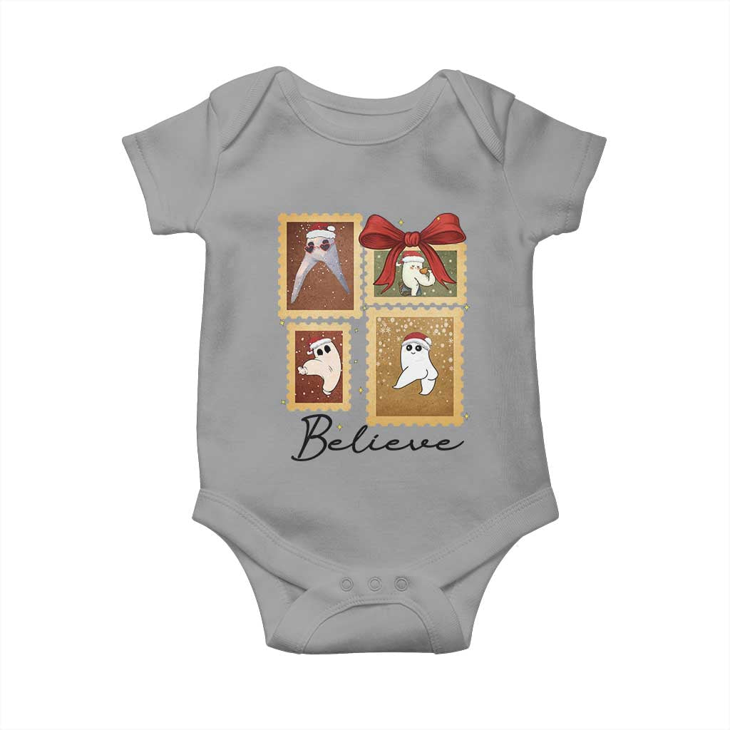 Fresno Nightcrawler Cryptid Christmas Believe Gift Baby Onesie - Wonder Print Shop