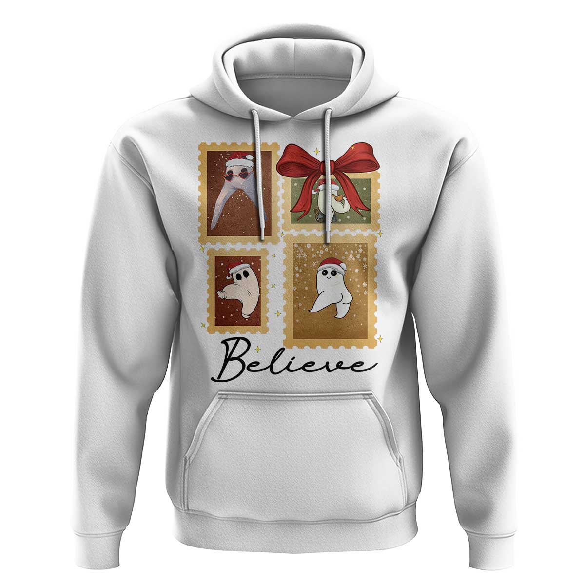Fresno Nightcrawler Cryptid Christmas Believe Gift Hoodie - Wonder Print Shop