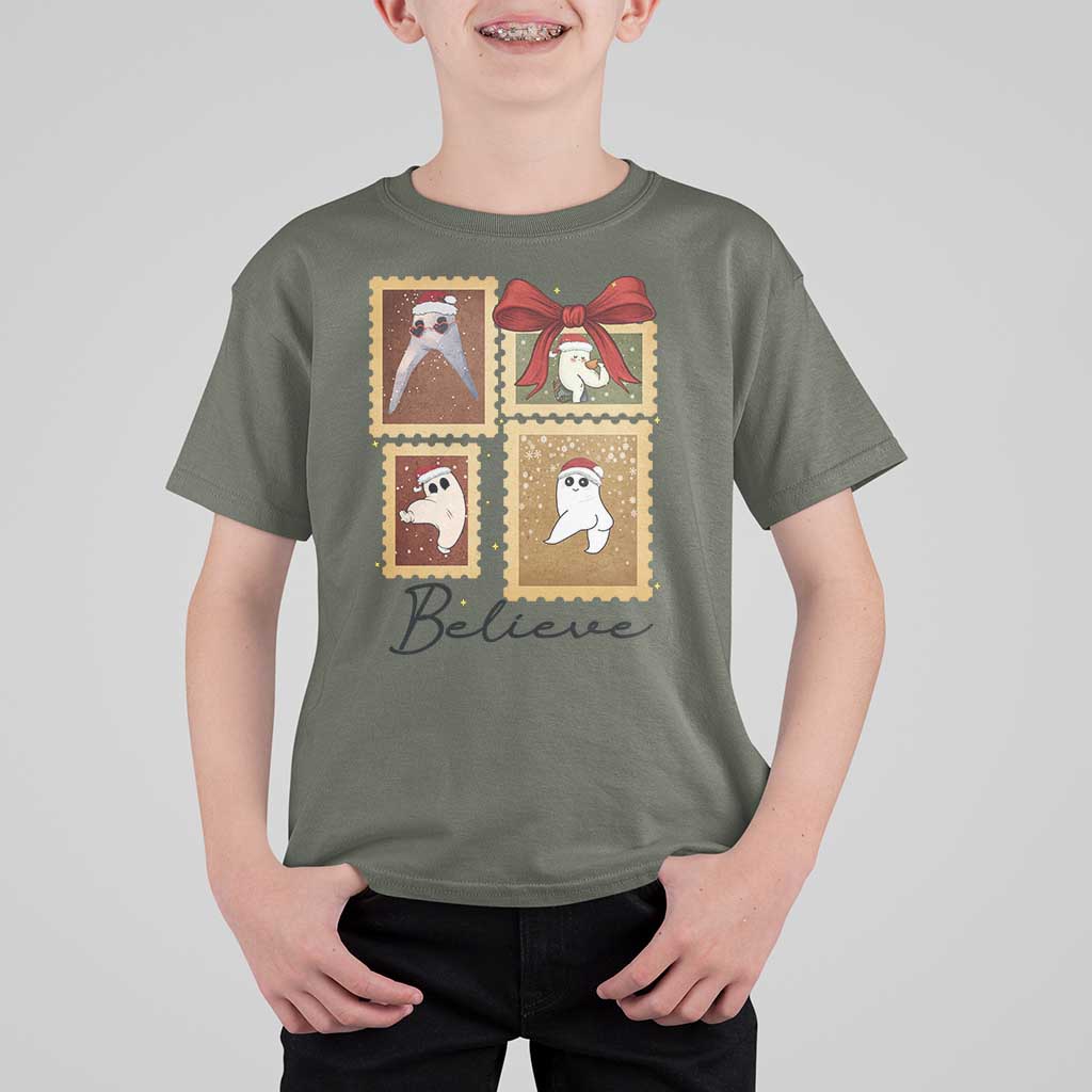 Fresno Nightcrawler Cryptid Christmas Believe Gift T Shirt For Kid - Wonder Print Shop