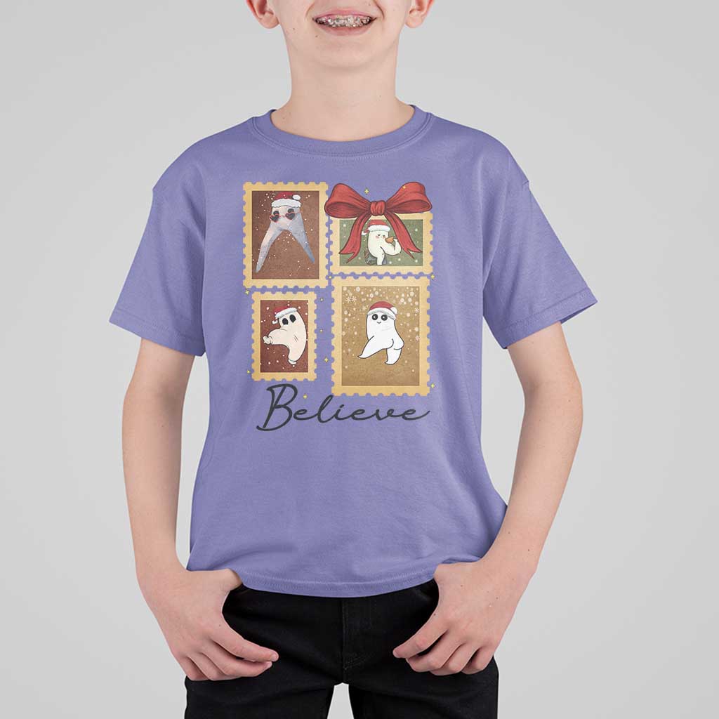 Fresno Nightcrawler Cryptid Christmas Believe Gift T Shirt For Kid - Wonder Print Shop
