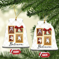 Fresno Nightcrawler Cryptid Christmas Believe Gift Ceramic Ornament - Wonder Print Shop