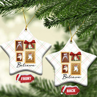 Fresno Nightcrawler Cryptid Christmas Believe Gift Ceramic Ornament - Wonder Print Shop