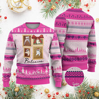 Fresno Nightcrawler Cryptid Xmas Believe Gift Ugly Christmas Sweater - Wonder Print Shop