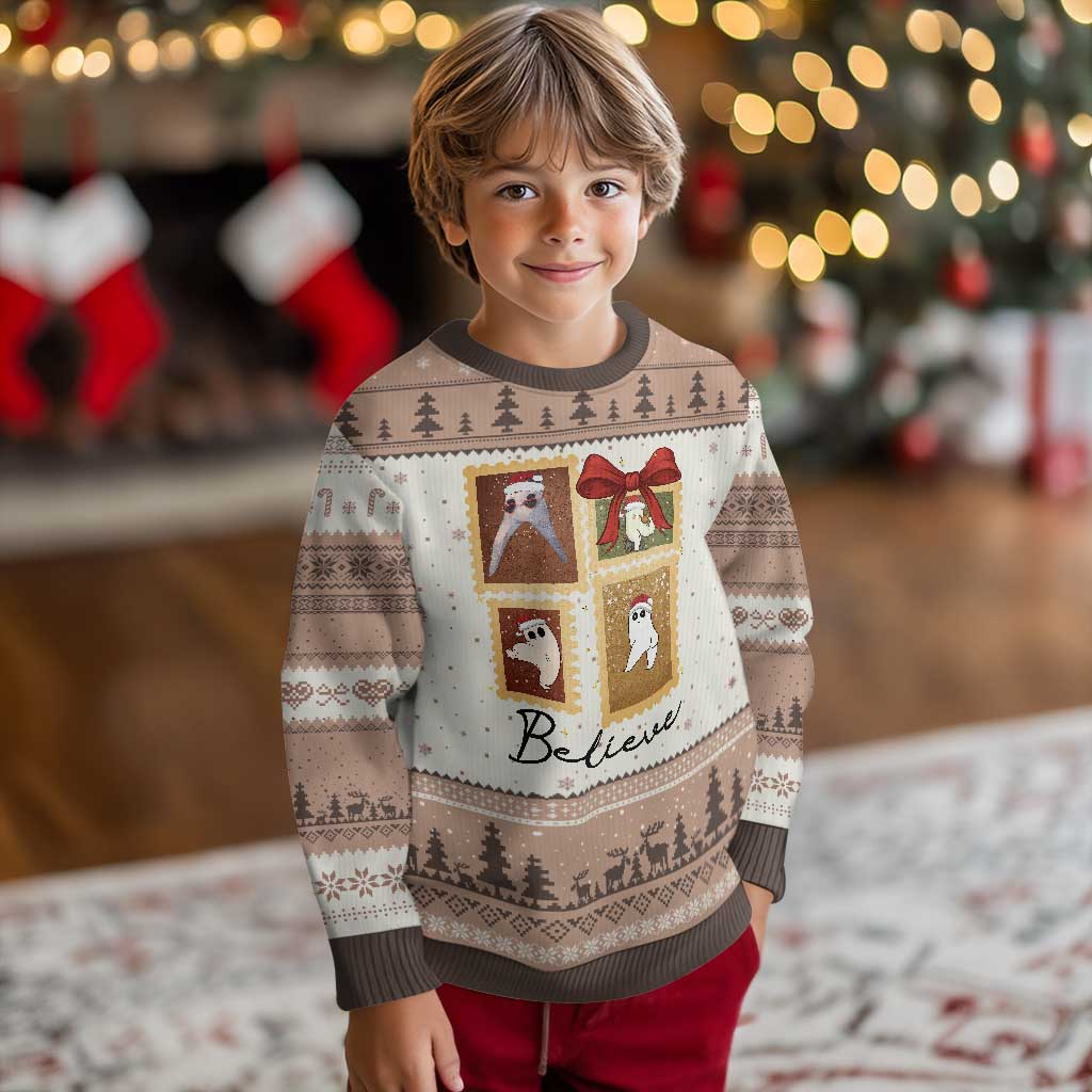 Fresno Nightcrawler Cryptid Xmas Believe Gift Ugly Christmas Sweater - Wonder Print Shop