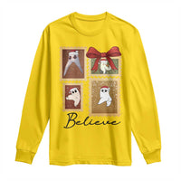 Fresno Nightcrawler Cryptid Christmas Believe Gift Long Sleeve Shirt - Wonder Print Shop