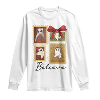 Fresno Nightcrawler Cryptid Christmas Believe Gift Long Sleeve Shirt - Wonder Print Shop