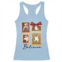 Fresno Nightcrawler Cryptid Christmas Believe Gift Racerback Tank Top - Wonder Print Shop